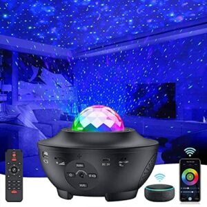Star Projector Smart WiFi Galaxy Projector,Star Light Projector with Alexa & Google Assistant