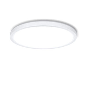 Flush Mount LED Ceiling Light Fixture, 5000K Neutral White, 9 Inch 24W Ceiling Light,Ultra Slim Flush Mount Round Ceiling Lamp for Kitchen, Bedroom, Basement, Hallway, Living Room, Stairwell