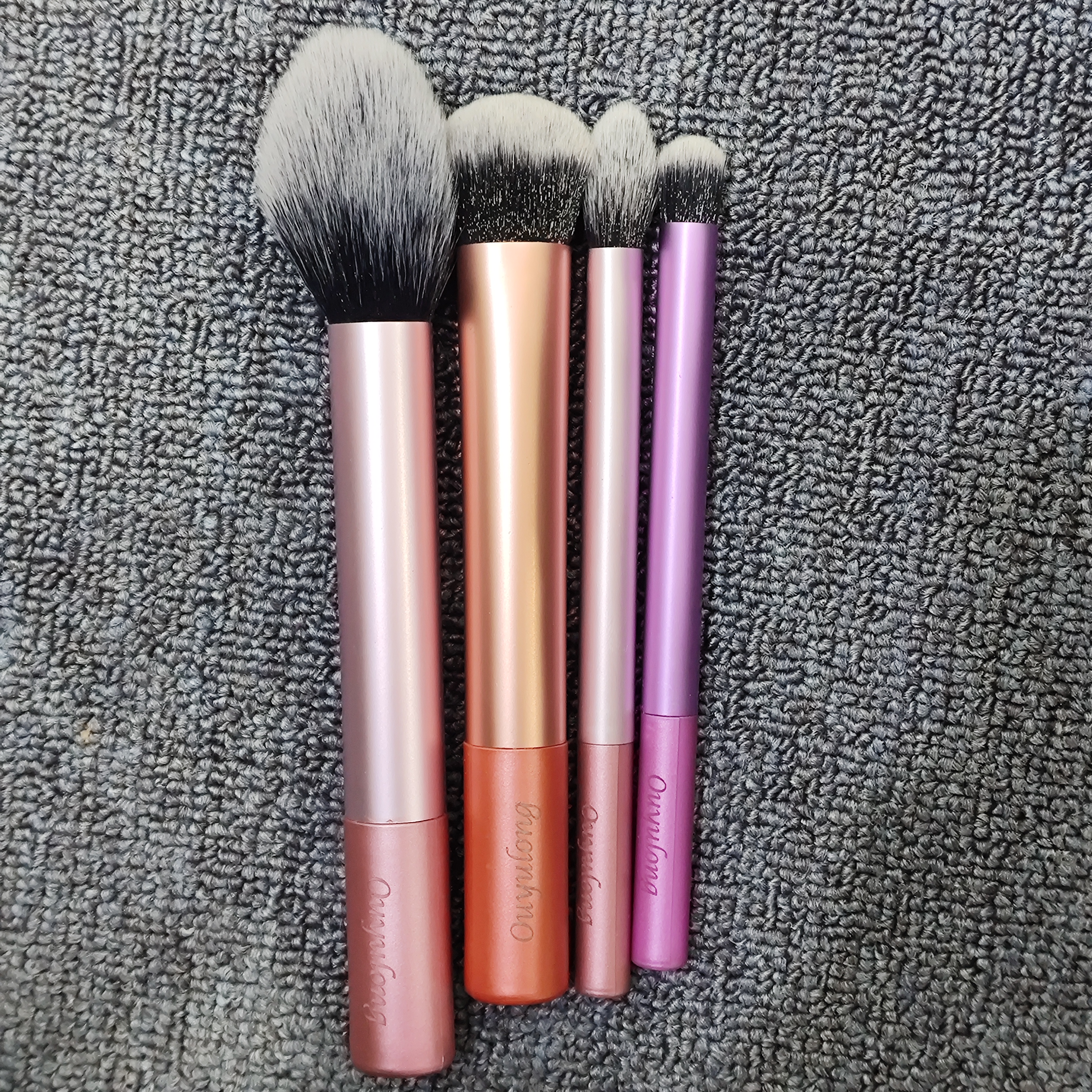 Portable Makeup Brushes Travel Set, Soft Hair Eyeshadow Brushes Loose Powder Brushes Not Eat Powder, Makeup Brushes