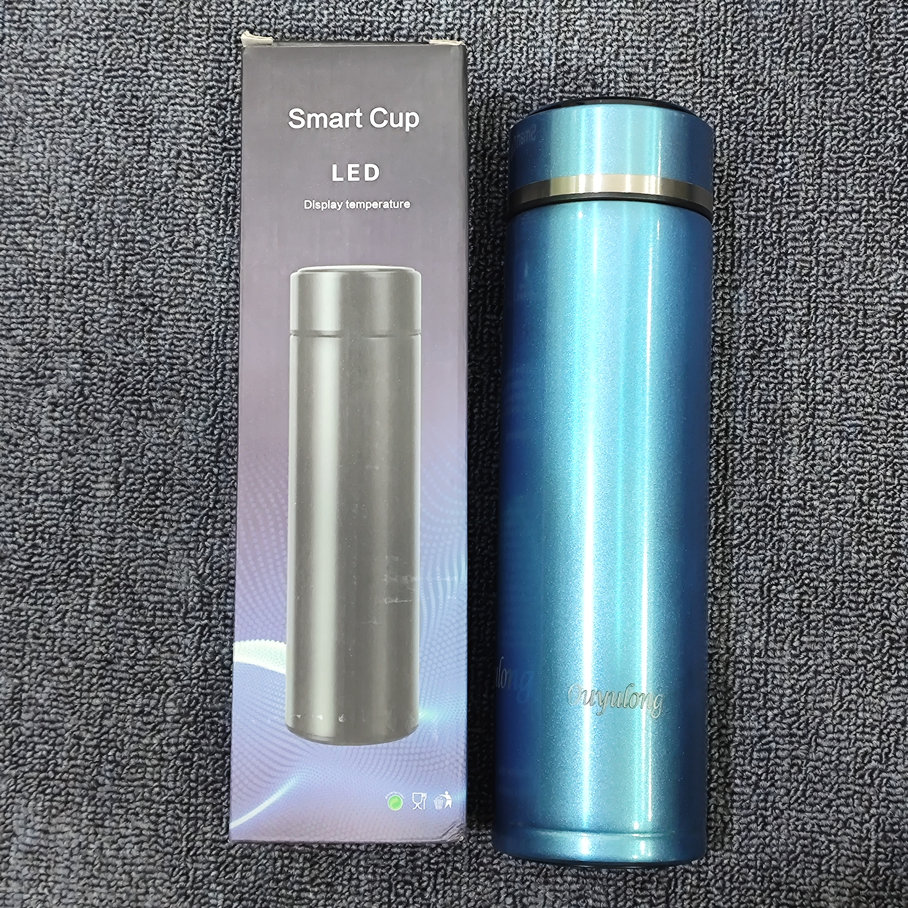 Smart Insulated Mug With Temperature Display, 304 Stainless Steel Insulated Mug, Outdoor Portable Mug For Men, Women, Kids