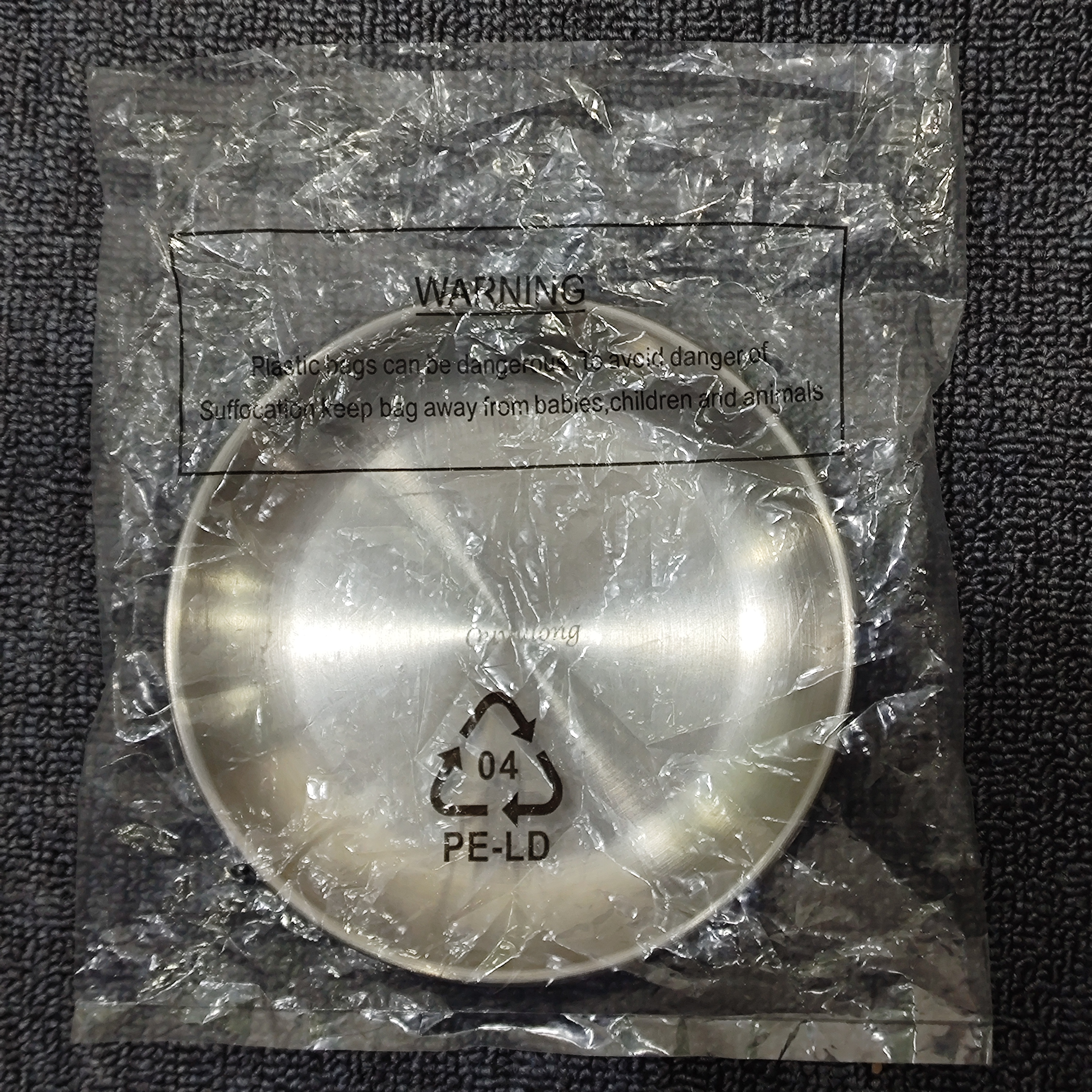 Stainless Steel 304 Plate, Shallow Round Plate, Food Grade BBQ Hot Pot Grill Restaurant Dishes Spit Bone Plate