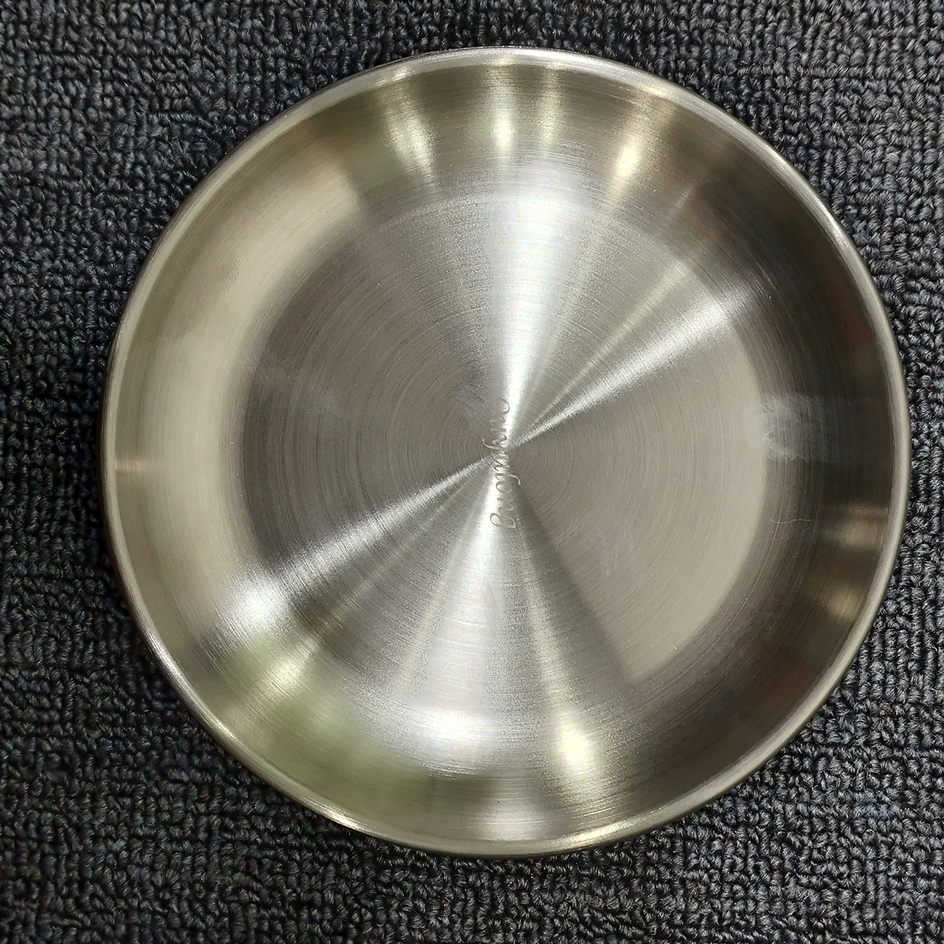 Stainless Steel 304 Plate, Shallow Round Plate, Food Grade BBQ Hot Pot Grill Restaurant Dishes Spit Bone Plate - 图片 3
